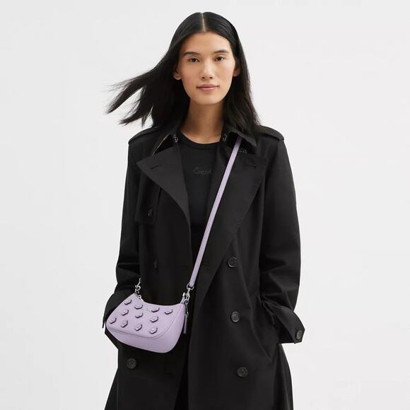 🌸 Teri Mini Crossbody Bag With Floral Applique - Picture 4 of 10